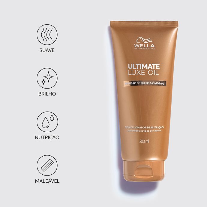 Compartilhar  Favorito Condicionador Wella Professionals Ultimate Luxe Oil 1000ml