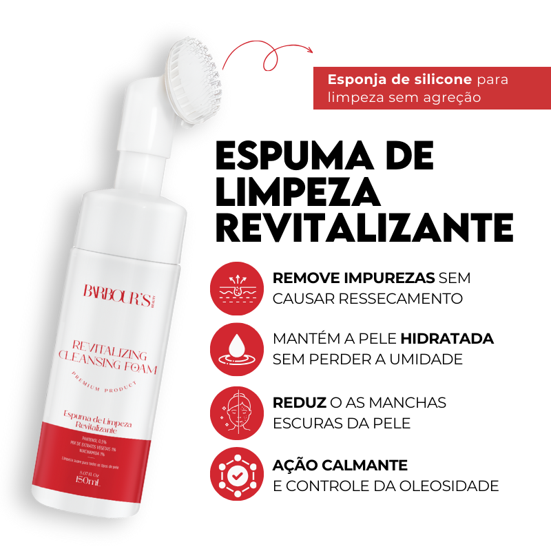 Mousse Espuma de Limpeza Revitalizante / Revitalizing Cleansing Foam