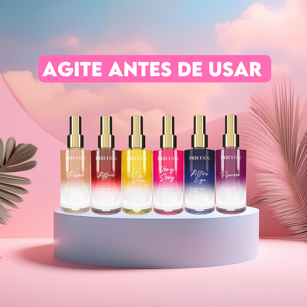 Kit 2 Perfumes de Cabelo - La Vie e Roses