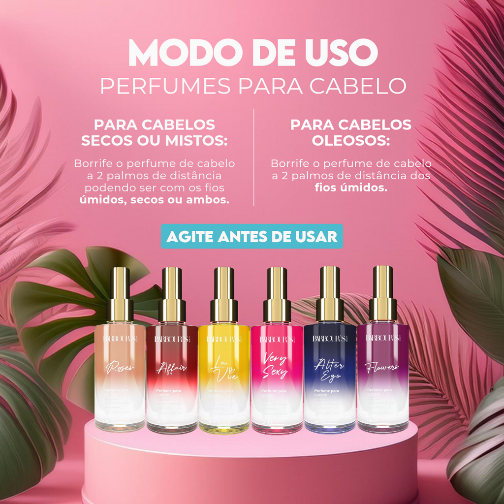 Perfume para cabelo / finalizador termoativo Affair