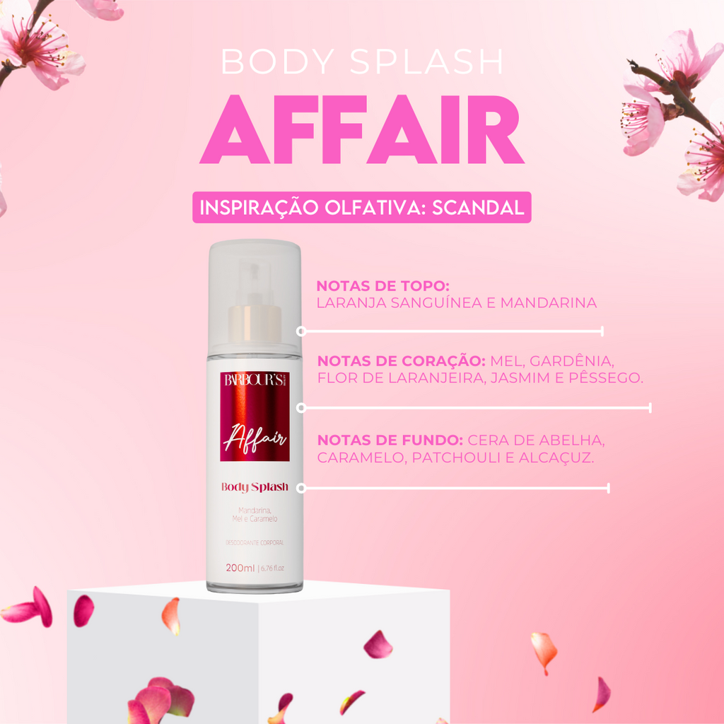 Kit 3 Body Splash - Angelical, Affair, Delight