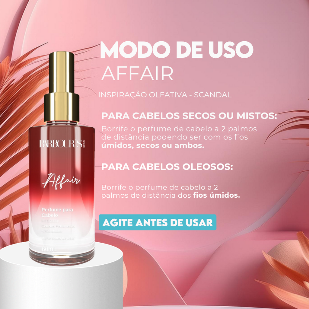 Kit 6 Perfumes para Cabelo (6 produtos)