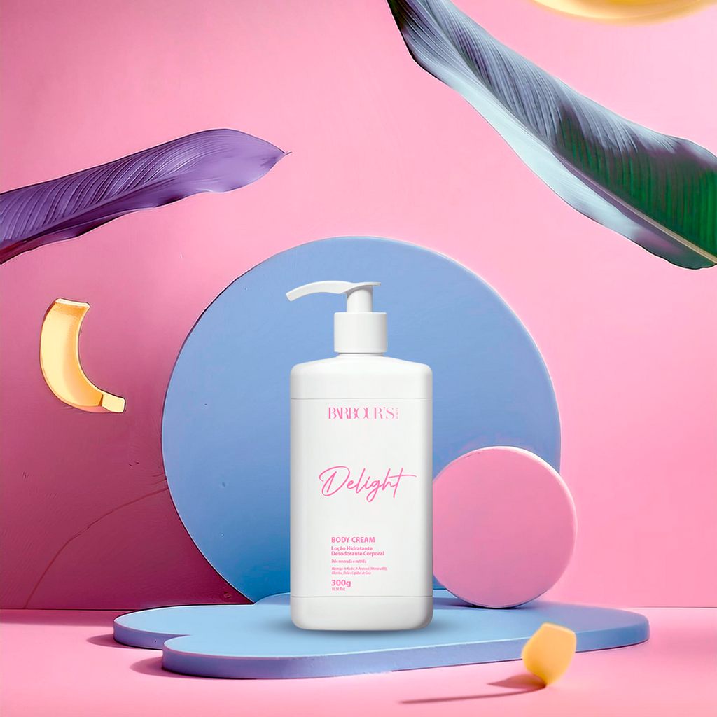 Body Cream Delight  - Loção Desodorante Hidratante Corporal