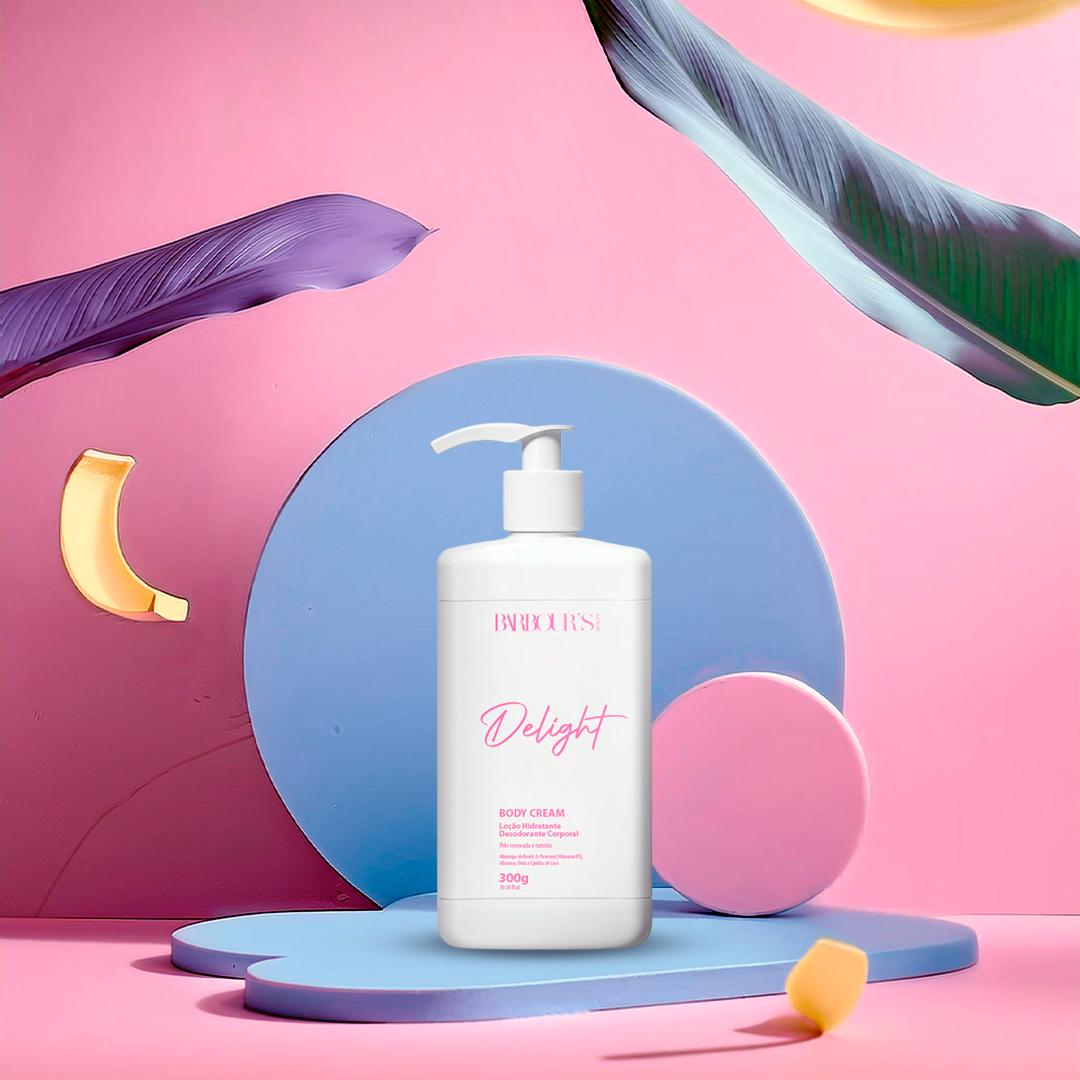 Body Cream Delight  - Loção Desodorante Hidratante Corporal