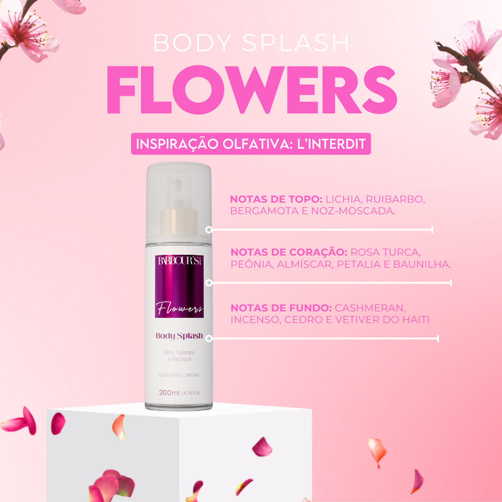 Kit 8 Body Splash - Angelical, Roses, Alter Ego, La Vie, Affair, Flowers, Delight, Very Sexy