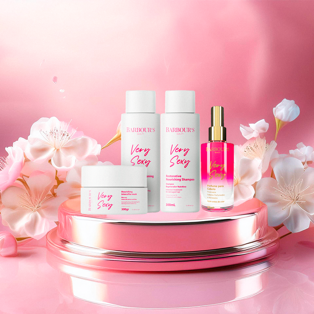 Kit de Tratamento Capilar Very Sexy (4 Produtos) | Nutrição